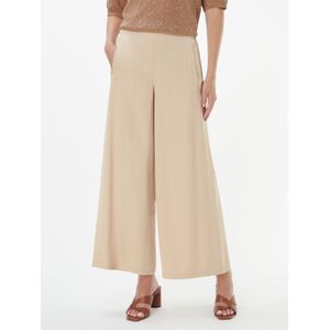 Enkellange Wide Fit-broek Van Peter Hahn goudkleur