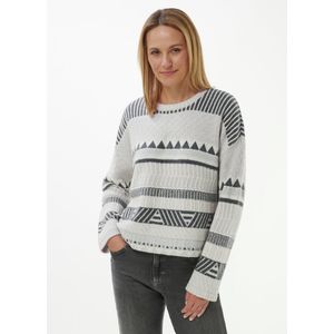 Trui ronde hals Van Peter Hahn grijs