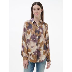 Blouse lange mouwen Van Fadenmeister Berlin beige