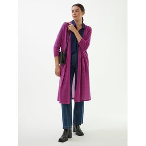 Gebreide mante Van Emilia Lay rood