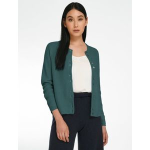 Vest 100% SUPIMA®-katoen Van Peter Hahn turquoise