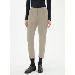 Enkellange Slim Fit-broek Van Raffaello Rossi beige