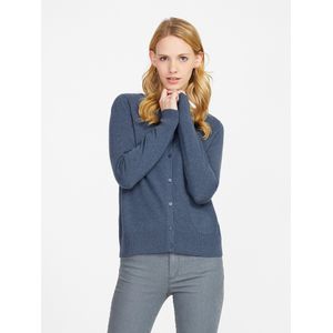 Vest 100% kasjmier, Topkwaliteit Van Peter Hahn blauw