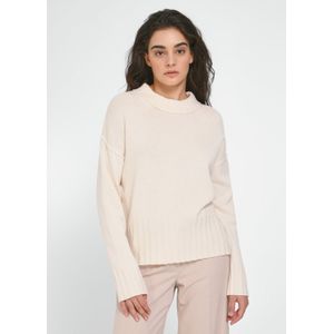 Trui ronde hals en lange mouwen Van Peter Hahn wit