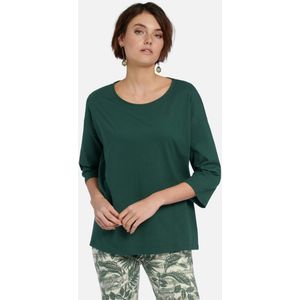 Shirt Gurli 100% katoen ronde hals Van Green Cotton groen