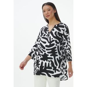 Lange blouse Van Doris Streich wit