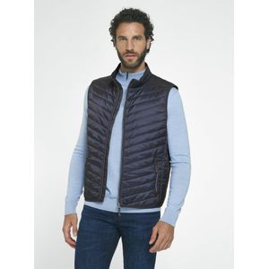 Waterafstotende bodywarmer opstaande kraag Van Louis Sayn blauw