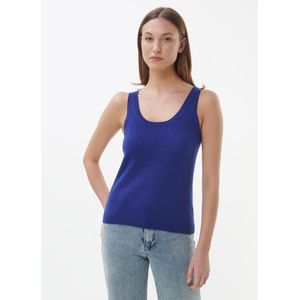 Gebreide top Van include blauw