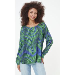 Blouse Van Peter Hahn groen