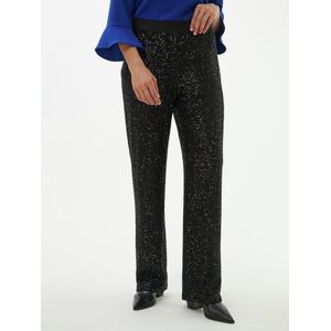 Wide Fit broek Van Anna Aura zwart
