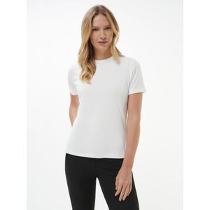 Shirt ronde hals Van Peter Hahn wit