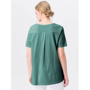 Shirt Benedikte 100% katoen ronde hals Van Green Cotton groen