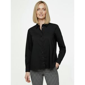 Lange blouse Van Peter Hahn zwart