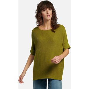 Trui korte kimonomouwen Van Peter Hahn groen