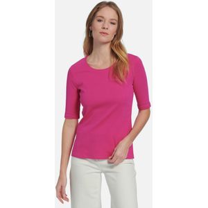 Shirt 100% Pima Cotton ronde hals Van Peter Hahn pink