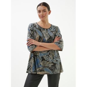 Shirt ronde hals Van Anna Aura blauw