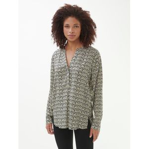 Blouse Van Peter Hahn grijs