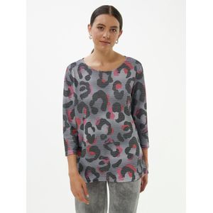 Sweatshirt 3/4-mouwen Van Samoon grijs