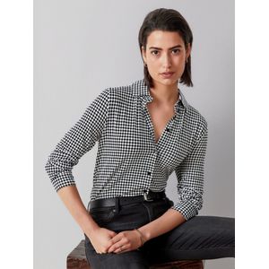 Jersey blouse Van Peter Hahn wit