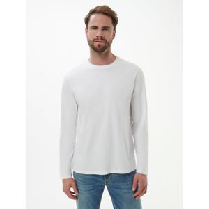 Longsleeve ronde hals Van Louis Sayn wit