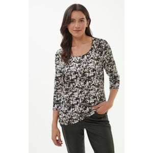 Shirt 3/4-mouwen Van Anna Aura zwart