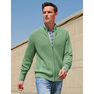 Vest gerstekorrelmotief Van Louis Sayn groen