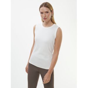 Top ronde hals Van Peter Hahn wit