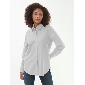 Blouse lange mouwen Van Peter Hahn grijs