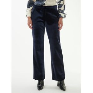 Fluwelen broek Van Fadenmeister Berlin blauw