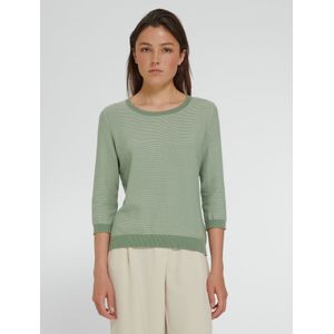 Trui 3/4-­mouwen Van Peter Hahn groen