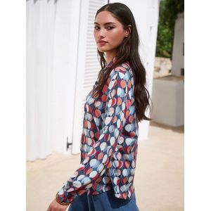 Blouse Van Peter Hahn blauw