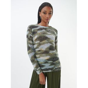 Gebreide tru Van BASLER groen