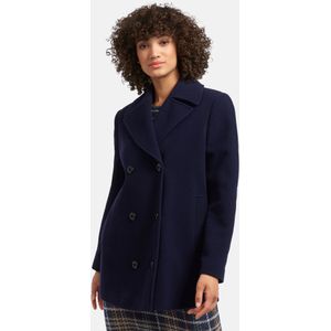 Peter Hahn - Caban - Blauw - 100% Scheerwol