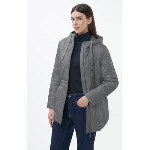 Gewatteerde jas Van BASLER grijs