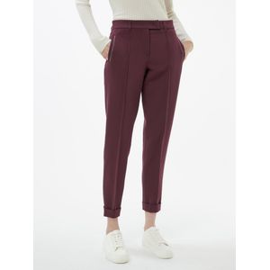 Enkellange broek haakjessluiting Van BASLER rood