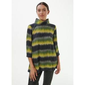 Blouse 3/4-trompetmouwen Van Emilia Lay multicolour