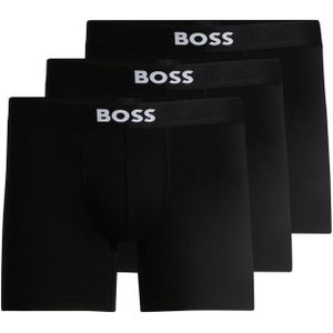 Boxershorts in een 3-pack Van BOSS zwart