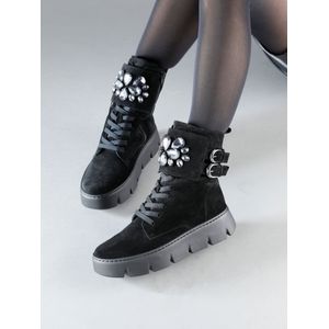 Laarsjes Best fitting Van Gabor zwart