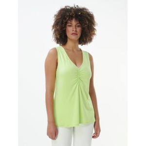 Top opneemdetails Van Emilia Lay groen