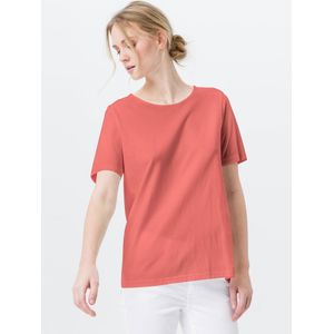 Shirt Benedikte 100% katoen ronde hals Van Green Cotton rood