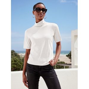 Peter Hahn - Colshirt - Wit - Korte Mouwen