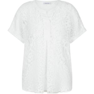 Overslagblouse Van Peter Hahn wit