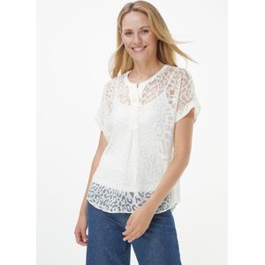 Overslagblouse Van Peter Hahn wit