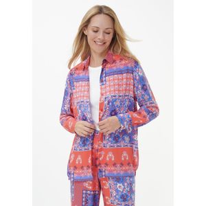 Blouse lange mouwen Van Peter Hahn rood