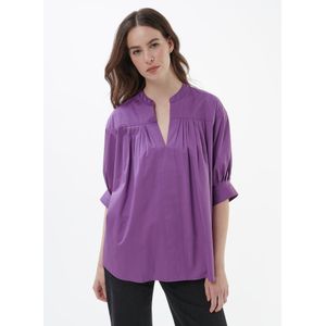 Blouse Van Peter Hahn paars