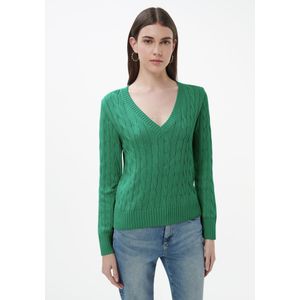 Trui V-hals Van Peter Hahn groen