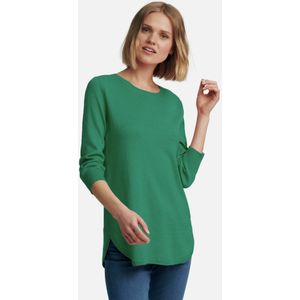 Trui ronde hals en 3/4-mouwen Van Peter Hahn groen