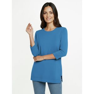 Lange trui Van Peter Hahn blauw