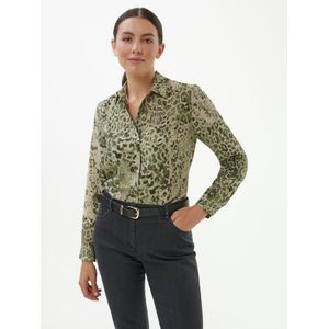 Blouse lange mouwen Van Anna Aura groen