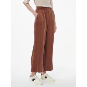 Enkellange Modern Fit-broek Van Peter Hahn bruin